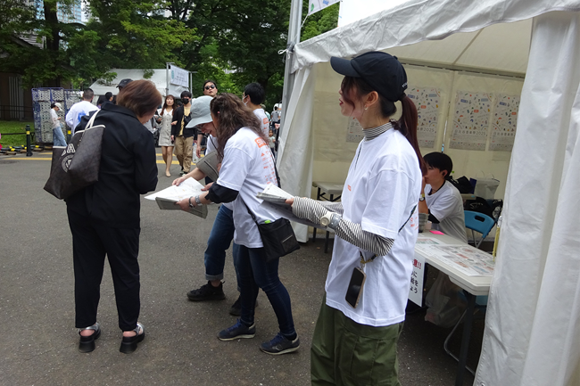 日比谷音楽祭2025での活動の様子2