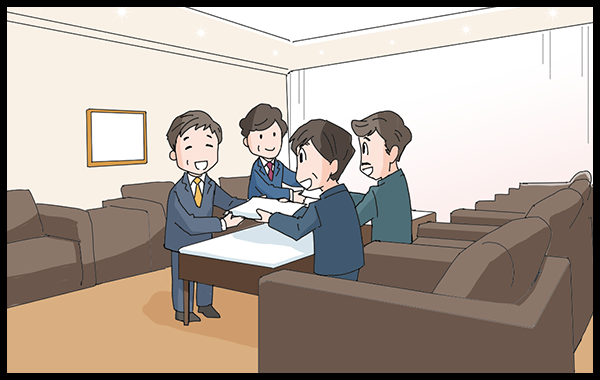 経営トップからお客様へお手紙を。周囲の人の協力を仰ぐことも大切に考えて取り組む。