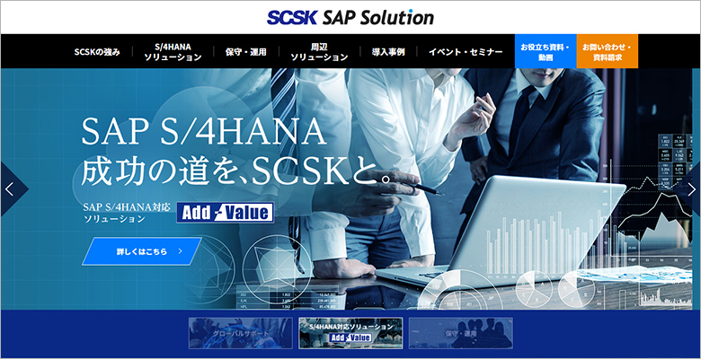 SAP Solutionサイト イメージ図