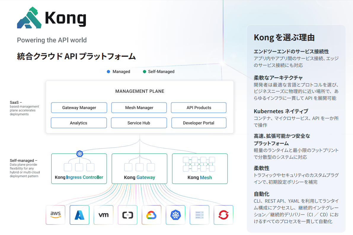 統合クラウドAPIプラットフォーム
