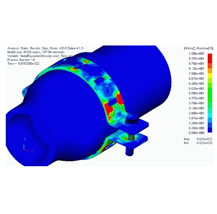 ボルトの締め付けシミュレーション