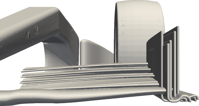 5種類のF1デザイン