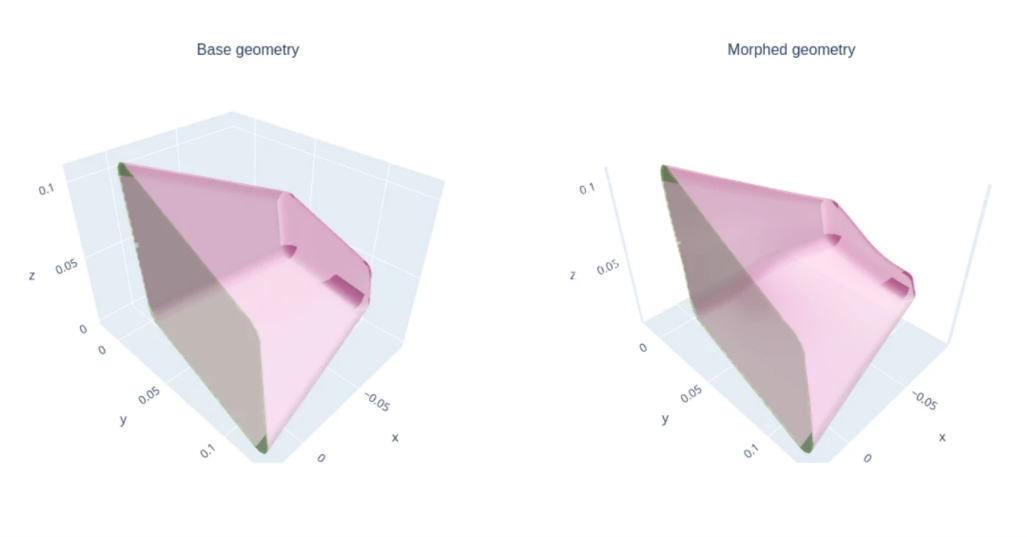 ベースジオメトリとモーフィングジオメトリの違い