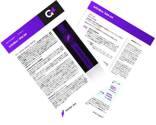 INFINIDAT InfiniBox SSA G4 カタログイメージ