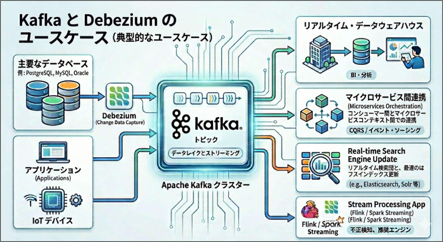KafkaとDebeziumのユースケース