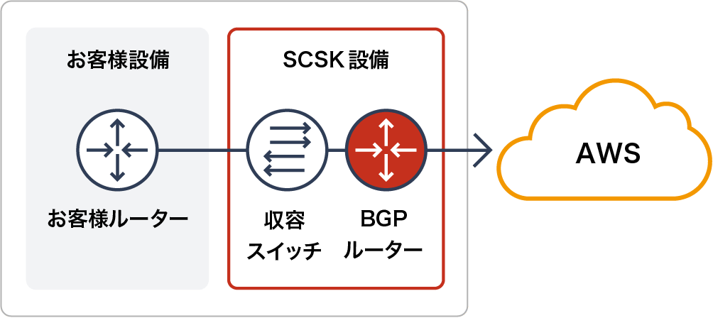 SCNX-L3 for AWS Direct Connect