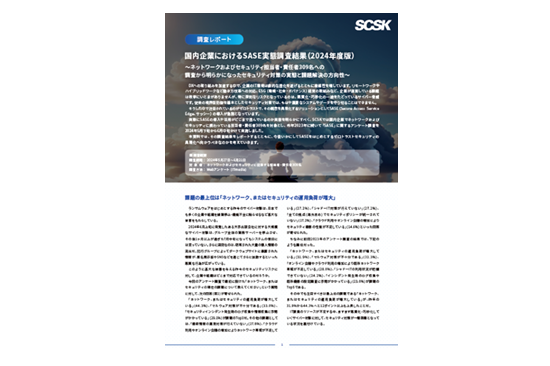 国内企業におけるSASE実態調査結果