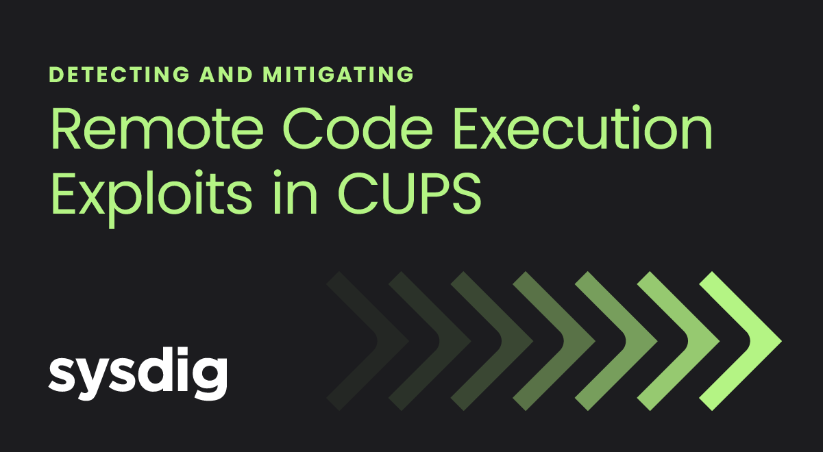 CUPSにおけるリモートコード実行エクスプロイトの検知と緩和